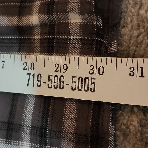 AMAZON ESSENTIAL SLIM-FIT GRAY FLANNEL POCKETS LONG-SLEEVED SHIRT JACKET - Picture 10 of 13